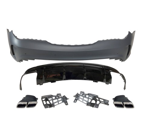 Rear Bumper Mercedes W117 2013-2018 LCI 4P / SW Look AMG A45