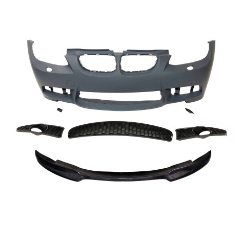 Pare-Choc Avant BMW E92 / E93 06-09 Look M3 Carbone