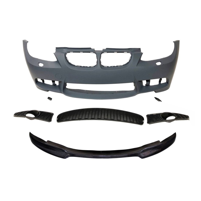 Pare-Choc Avant BMW E92 / E93 06-09 Look M3 Carbone