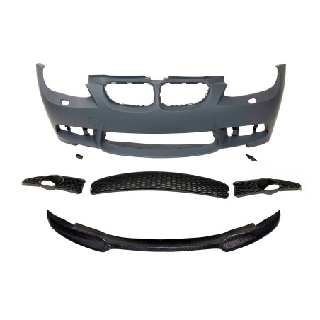 Pare-Choc Avant BMW E92 / E93 06-09 Look M3 Carbone