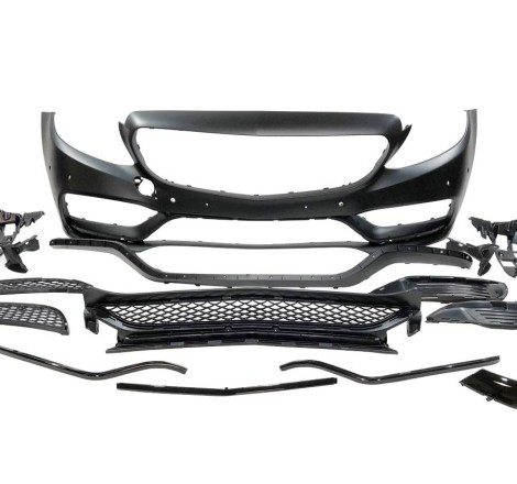 Pare - Choc Avant Mercedes W205 2014-2018 Coupe / 4P / SW look AMG C63