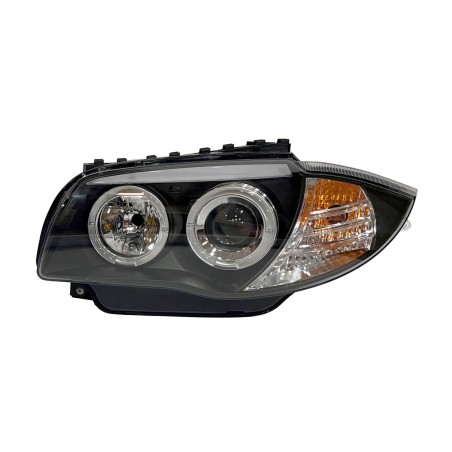 Set Of Headlamps Angel Eyes BMW E87/E81/E88/E82 04-11 Black