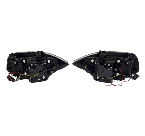 Set Of Headlamps Angel Eyes BMW E87/E81/E88/E82 04-11 Black