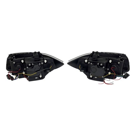 Set Of Headlamps Angel Eyes BMW E87/E81/E88/E82 04-11 Black