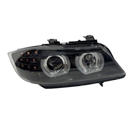 Set Of Headlamps Day Light BMW E90 '09-11 Xenon DRL Black