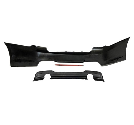 Pare-choc arrière BMW E90 M TECH DOUBLE SORTIE ABS
