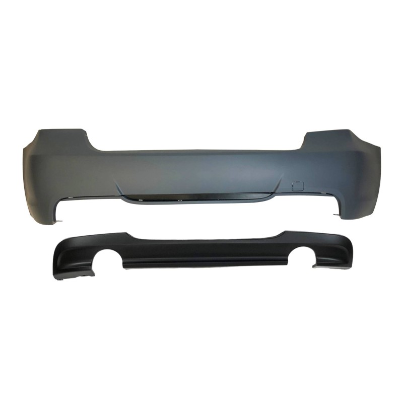 Pare-choc arrière BMW E90 M TECH DOUBLE SORTIE ABS