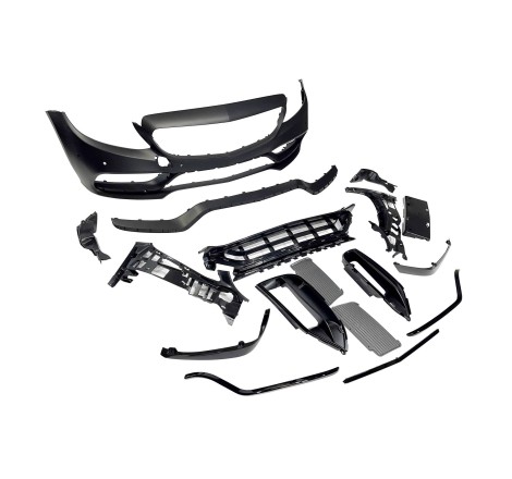 Front Bumper Mercedes W205 2014-2018 Coupe / 4D / SW look AMG C63