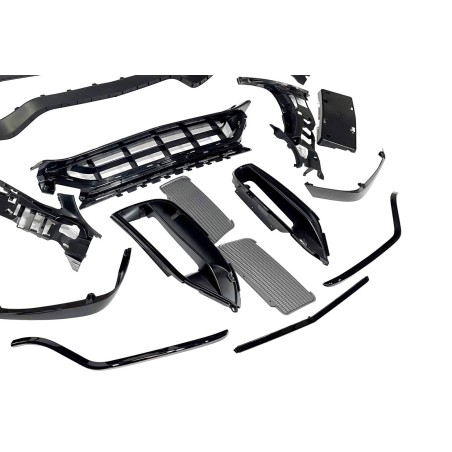Front Bumper Mercedes W205 2014-2018 Coupe / 4D / SW look AMG C63