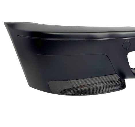 Pare-Choc Avant BMW E46 Look M3 ABS Avec Pointe Carbone Look CSL