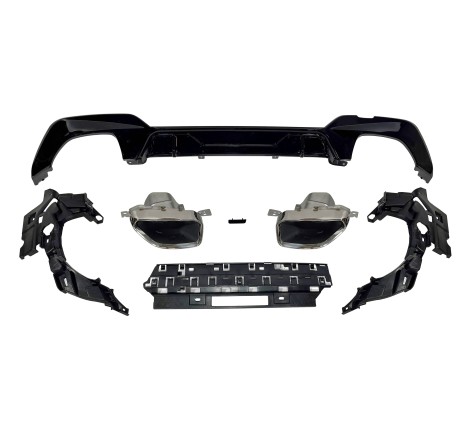 Rear Diffuser BMW G20 / G21 340 Look M Performance Glossy Black