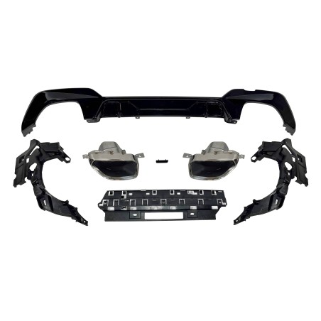 Rear Diffuser BMW G20 / G21 340 Look M Performance Glossy Black