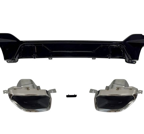 Rear Diffuser BMW G20 / G21 340 Look M Performance Glossy Black