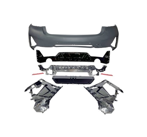 Rear Bumper BMW G20 LCI 2023+ look M-Performance Glossy Black