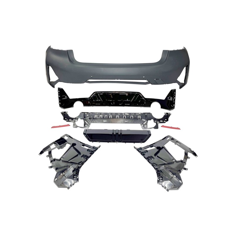 Rear Bumper BMW G20 LCI 2023+ look M-Performance Glossy Black