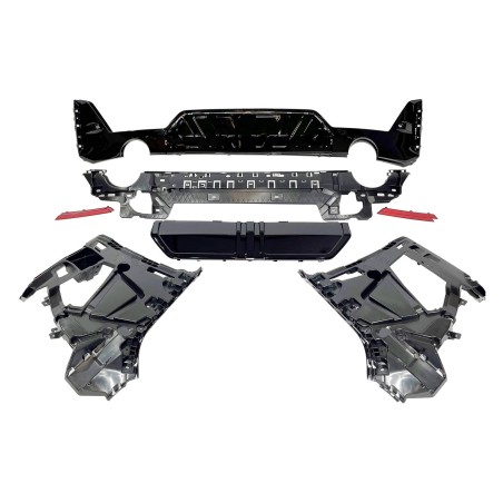Rear Bumper BMW G20 LCI 2023+ look M-Performance Glossy Black