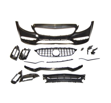 Front Bumper Mercedes W205 2014-2018 Coupe / 4D / SW look C63 New