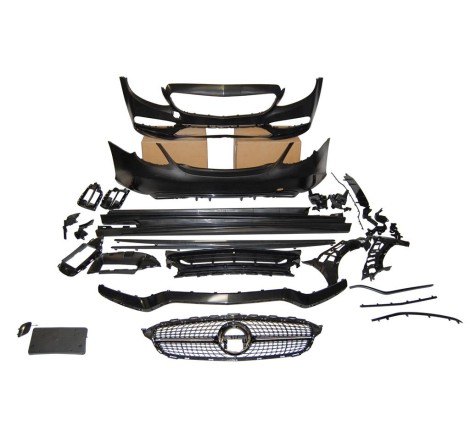 Kit De Carrosserie Mercedes W205 4P 2014-2021 Look C63 2019 Diamond