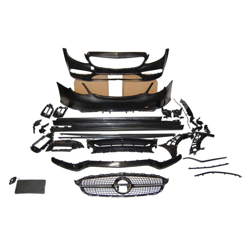 Kit De Carrosserie Mercedes W205 4P 2014-2021 Look C63 2019 Diamond