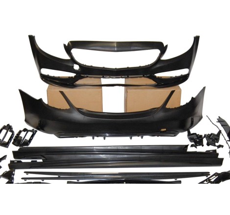 Kit De Carrosserie Mercedes W205 4P 2014-2021 Look C63 2019 Diamond