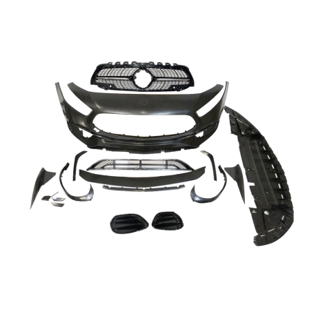 Front Bumper Mercedes W177 / V177 Look A45 S Diamond II