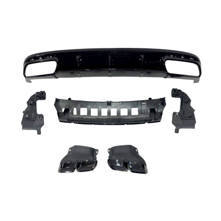 Rear Diffuser Mercedes C217 Coupe 2014-2020 Look Facelift S63