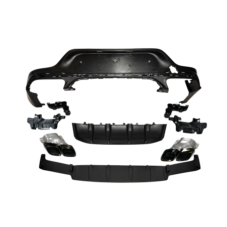Diffuseur Arrière Mercedes GLC X253 COUPE 2020+ Look GLC63 Black