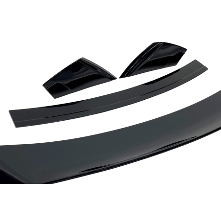Upper Spoiler Ford Mustang 2015-2020 Look GT350 II Glossy Black