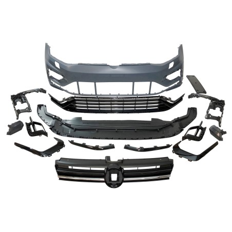 Front Bumper Volkswagen Golf 7.5 3/5D Facelift Look R20