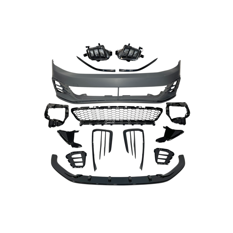 Pare-Choc Avant Volkswagen Caddy 2016-2020 Look Golf 7.5 GTI Déflecteur Avant