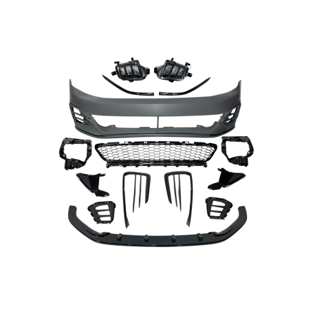 Front Bumper Volkswagen Caddy 2016-2020 Look Golf 7.5 GTI Front Spoiler