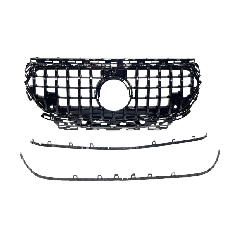 Front Grill Mercedes W214 Look GT FULL BLACK