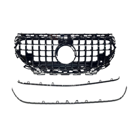 Front Grill Mercedes W214 Look GT FULL BLACK