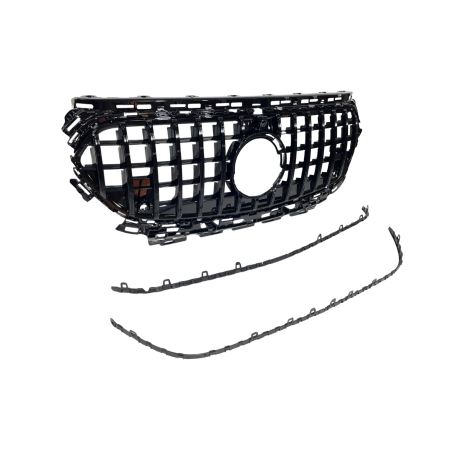 Front Grill Mercedes W214 Look GT FULL BLACK