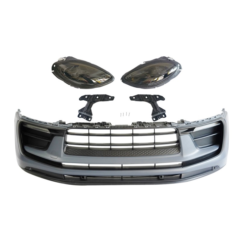 Front Bumper Porsche Macan 2014-2018 Look 2023 Headlamps