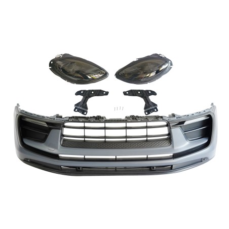 Front Bumper Porsche Macan 2014-2018 Look 2023 Headlamps