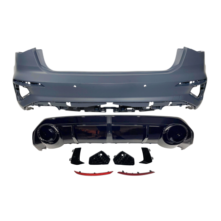 Rear Bumper Audi A3 Sedan 2019-2024, Look RS3