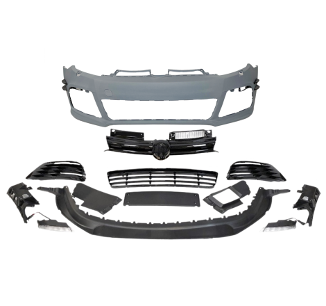 Front Bumper Volkswagen Golf 6 R20 Flaps Look WRC