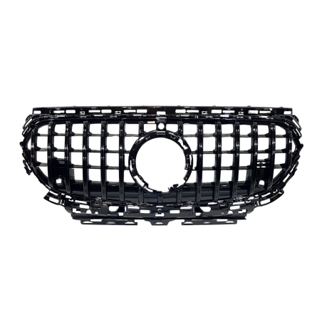 Front Grill Mercedes W214 Look GT FULL BLACK Camera