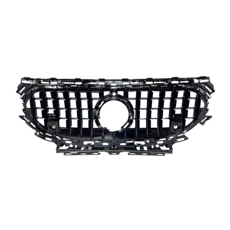 Front Grill Mercedes W214 Look GT FULL BLACK Camera