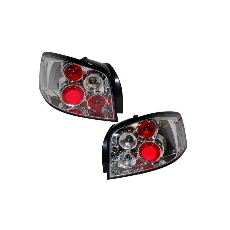 Set Of Rear Tail Lights Audi A3 2003-2008 Lexus Chromed