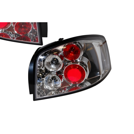 Set Of Rear Tail Lights Audi A3 2003-2008 Lexus Chromed