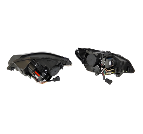 Set Of Headlamps BMW Z4 E89 09-13 Black Drl Xenon