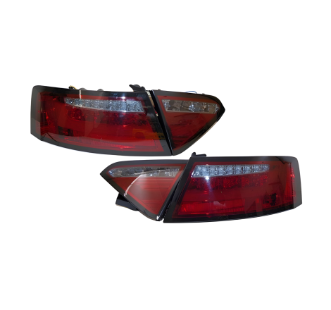 Feux Arrières Audi A5 2-4P 07-09 Led Red/Smoked Cardna Clignotant Led