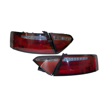 Feux Arrières Audi A5 2-4P 07-09 Led Red/Smoked Cardna Clignotant Led