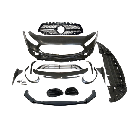 Front Bumper Mercedes W177 / V177 Look A45 S Diamond II Front Spoiler