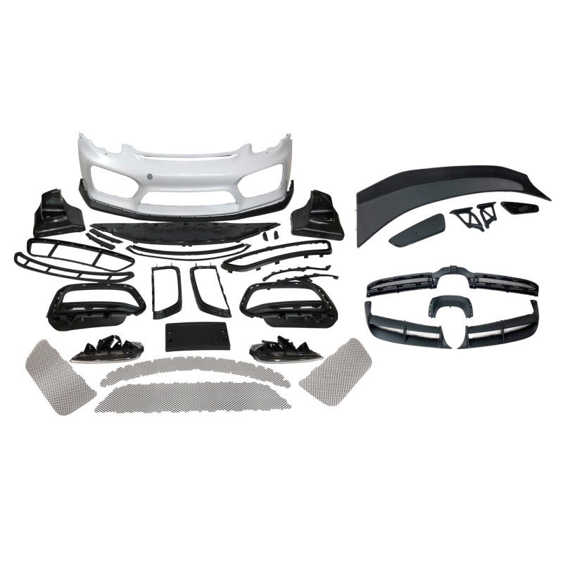 Kit De Carrosserie Porsche Cayman / Boxter look GT4 13-16 (981) Aileron Carbone