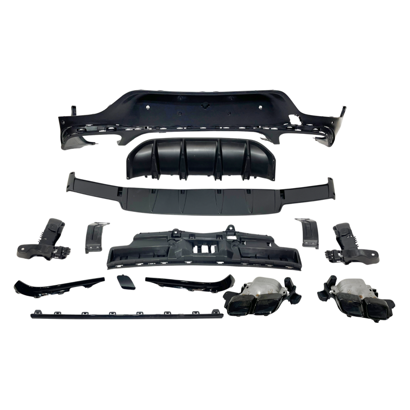 Diffuseur Arrière Mercedes GLC X253 COUPE 2020+ Look GLC63 Black