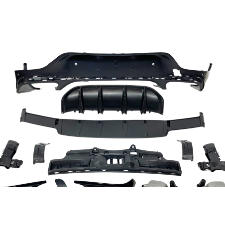 Diffuseur Arrière Mercedes GLC X253 COUPE 2020+ Look GLC63 Black