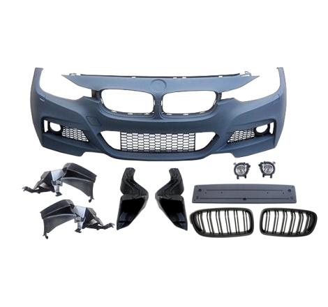 Front Bumper BMW F30 / F31 Look M-Tech Fog Lamps Grills